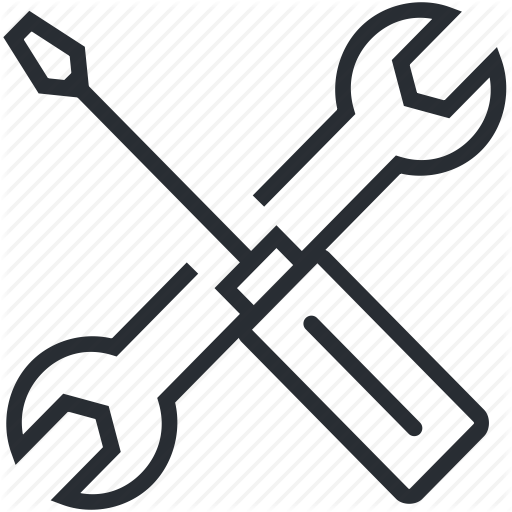 512x512 Line, Maintenance, Services, Setup, Thin, Utility Icon