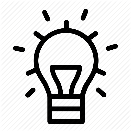 512x512 Bright, Bulb, Idea, Light Bulb, Power, Utility Icon