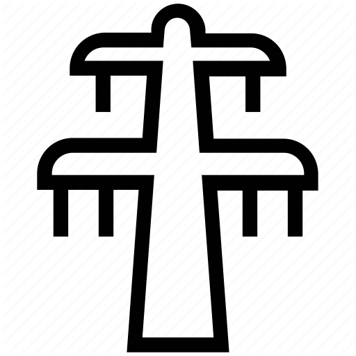 512x512 Electric, Electric Pole, Electricity, Power Pole, Tower, Utility