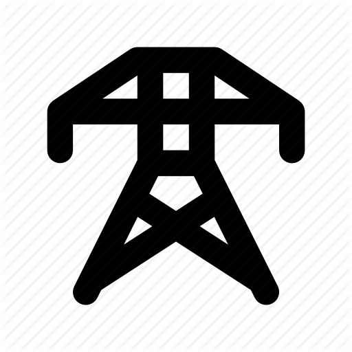 512x512 Electricity Pole, Electricity Pylon, Power Mast, Transmission Pole