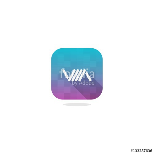 500x500 Modern Coil Vapor Icon With Long Shadow Stock Image And Royalty
