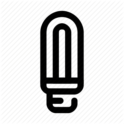 512x512 Bulb, Energy Conservation, Fluorescent, L Light, Sodium Vapor Icon