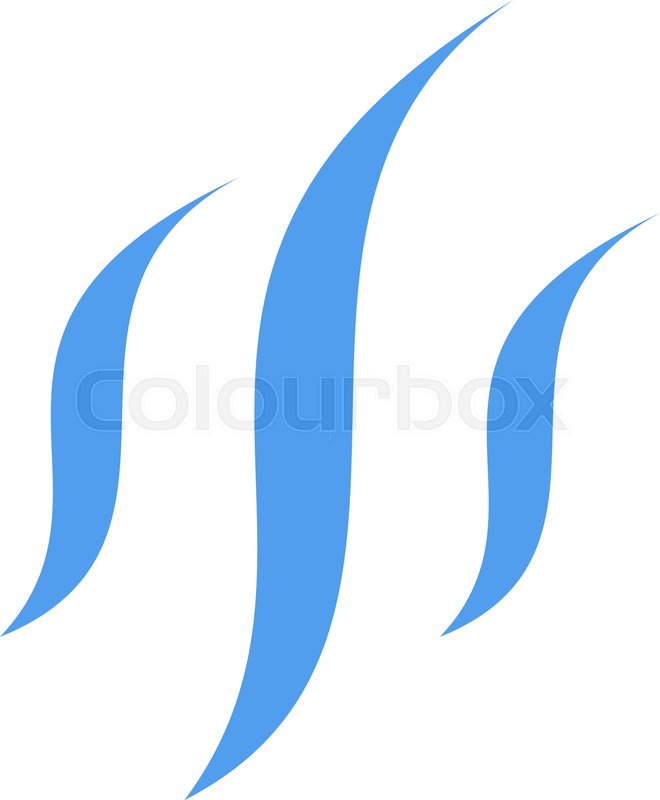 660x800 Vapor Icon On A White Background Stock Vector Colourbox