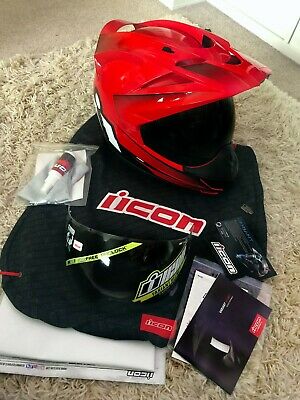 300x400 Icon Variant Double Stack Motorbike Enduro Helmet