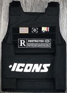 218x300 Vest Hudson Icons Black Tactical Fashion Bullet Proof Vest
