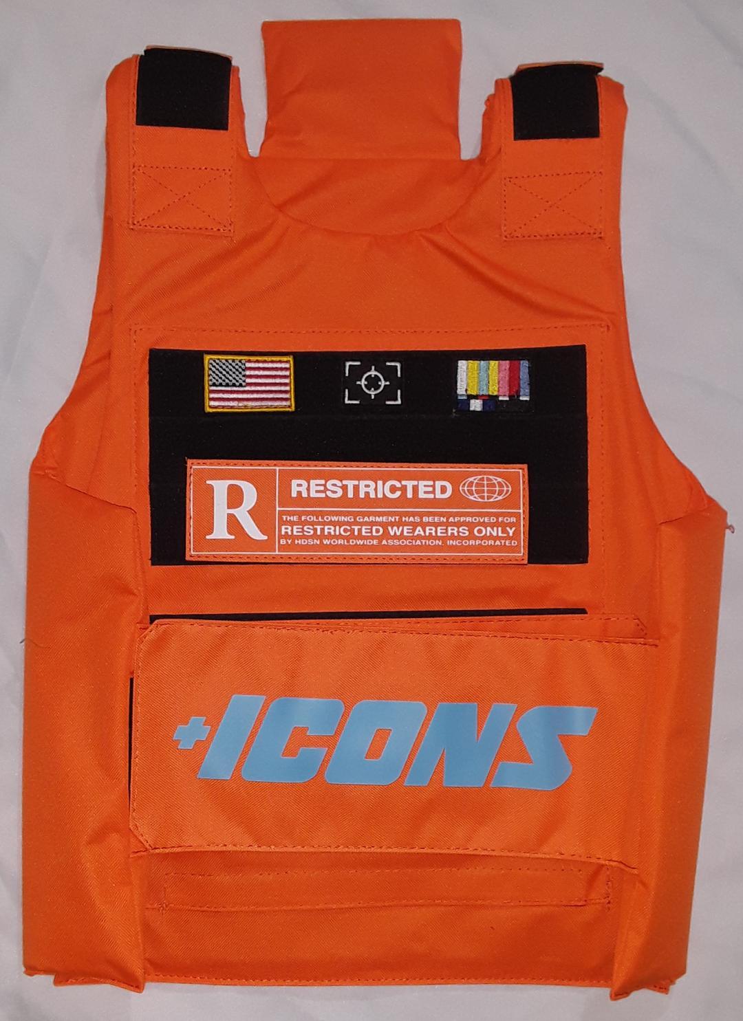 1080x1485 Vest Hudson Icons Orange Tactical Fashion Bullet Proof Vest