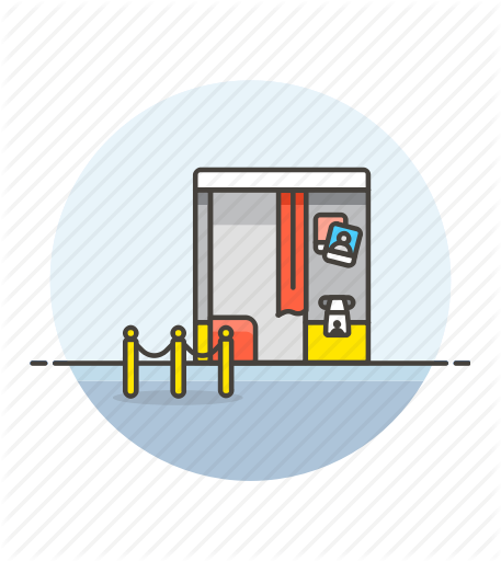 457x512 Image, Photobooth, Picture, Self, Service, Shot, Video Icon