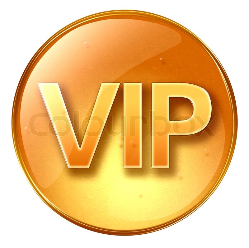 800x797 Vip Icon Yellow, Isolated On White Stock Image Colourbox