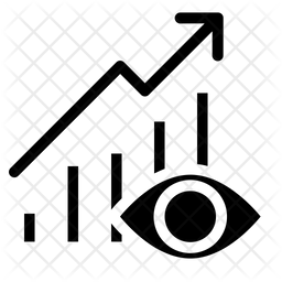 256x256 Market Vision Icon Of Glyph Style