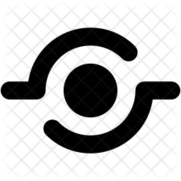 256x256 Vision Icon Of Glyph Style