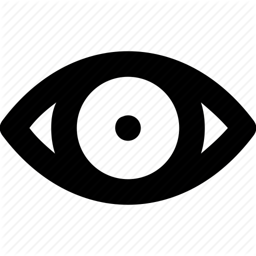 512x512 Eye, Look, See, View, Visual Icon