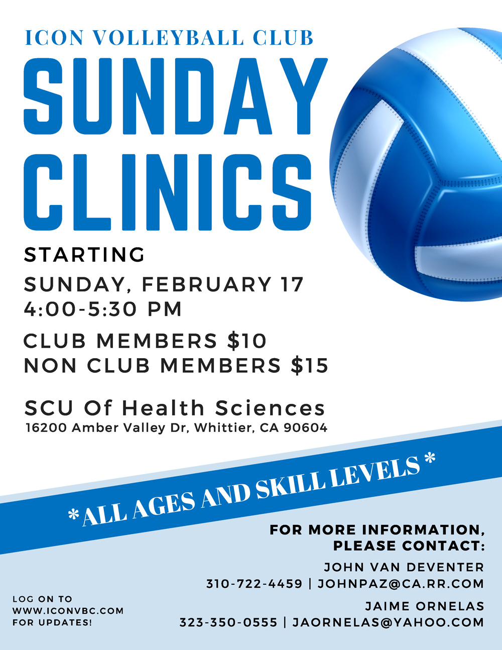 1000x1294 Volleyball Clinic April Icon Volleyball Club