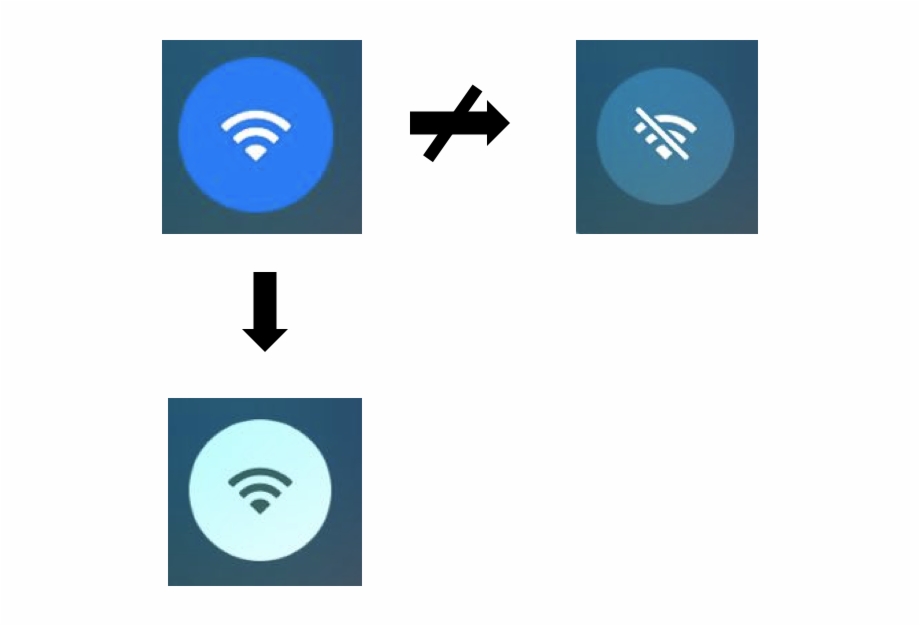 Switching Wifi Off Expected Icon Vs Icon Displayed 920x626 Switching Wifi Off Expected Icon Vs Icon Displayed