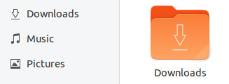 Downloads Symbol Stretched In Sidebar Icon Vs Folder Icon Issue 327x121 Downloads Symbol Stretched In Sidebar Icon Vs Folder Icon Issue