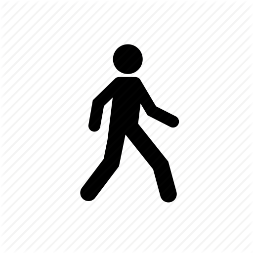 512x512 Human, Street, Transport, Walking Icon