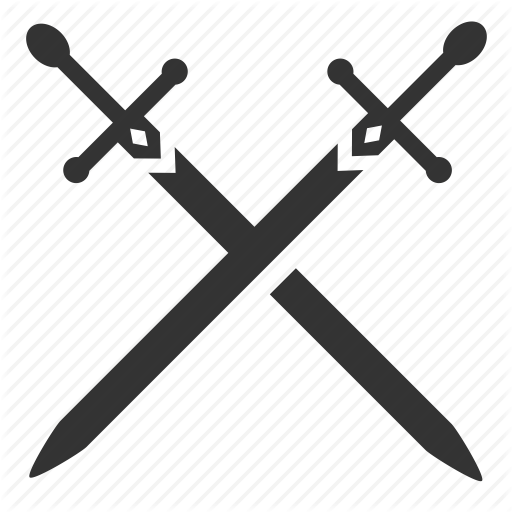 512x512 Fight, Knight, Medieval, Swords, War, Weapon, Weapons Icon