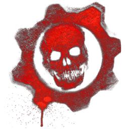 256x256 Gears Of War Skull Icon Game Iconset Prophetman