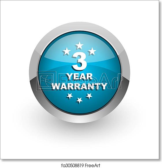 561x581 Free Art Print Of Warranty Guarantee Year Icon Freeart