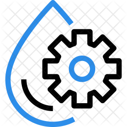 256x256 Water Management Icon Of Line Style