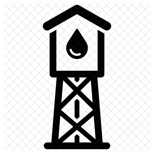 512x512 Water Tank Icon Of Glyph Style