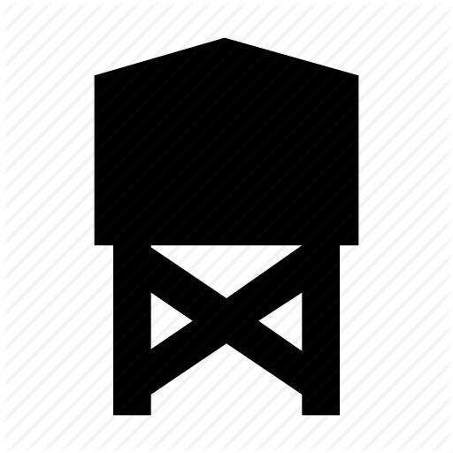 512x512 Agriculture, Potable Water, Water Supply, Water Tank, Water Tower Icon