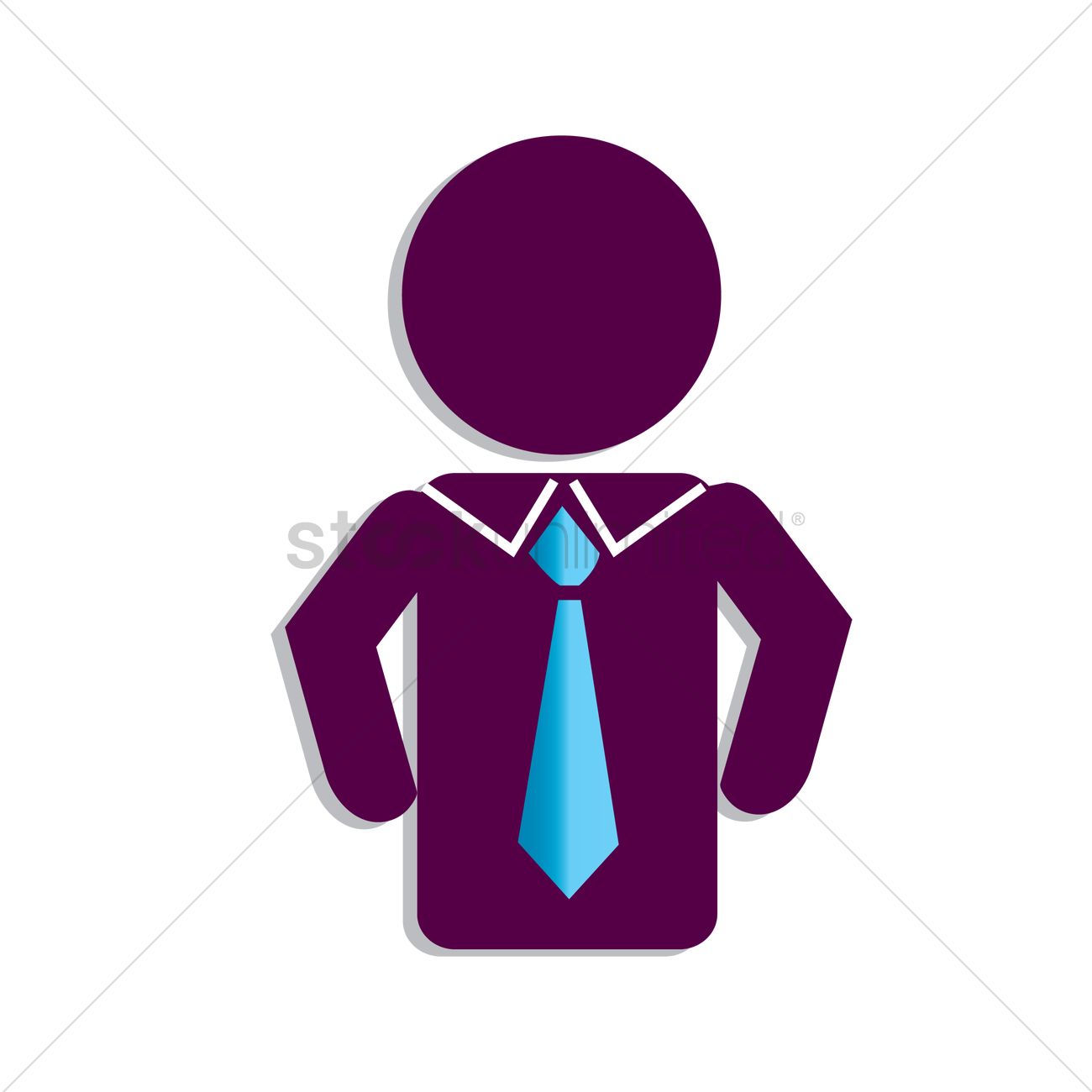 1300x1300 Free Human Icon Wearing Formal Wear Vector Image