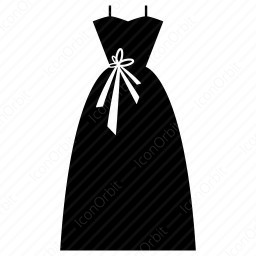 256x256 Party Wear Gown Icon