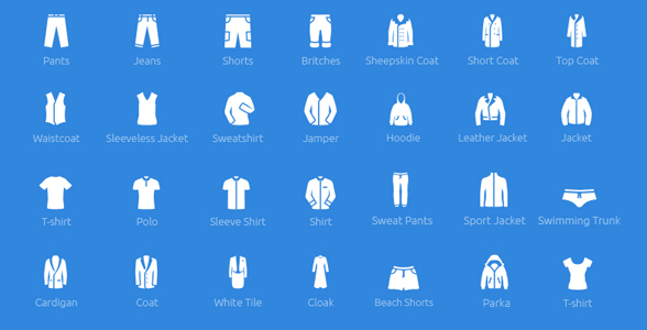 588x300 Wear Icons Clothing Vector Pack Bestwebsoft