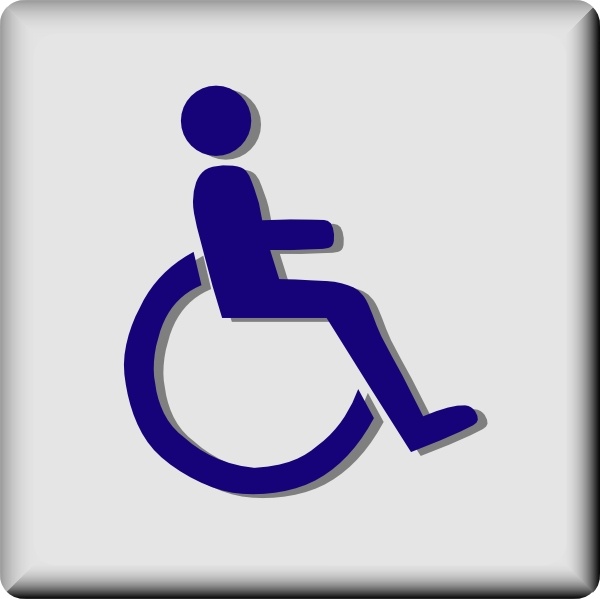 600x599 Hotel Icon Wheelchair Access Clip Art Free Vector In Open Office