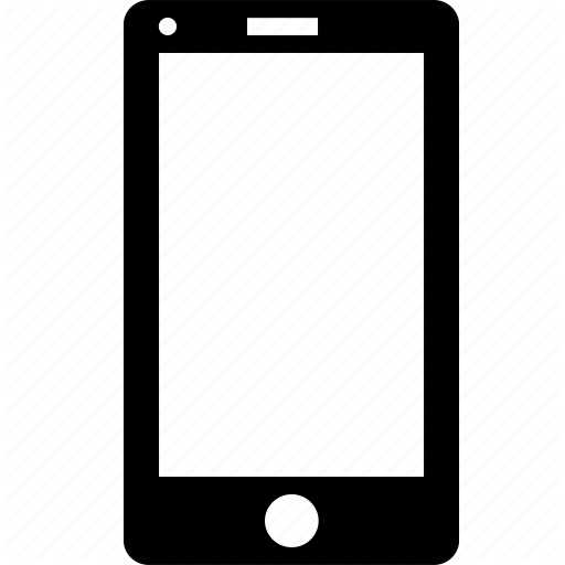 512x512 Background, Layout, Mobile, Screen, Touch, White Icon