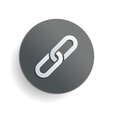 160x160 Link Icon Hyperlink Chain Symbol Simple Icon White Flat Icon
