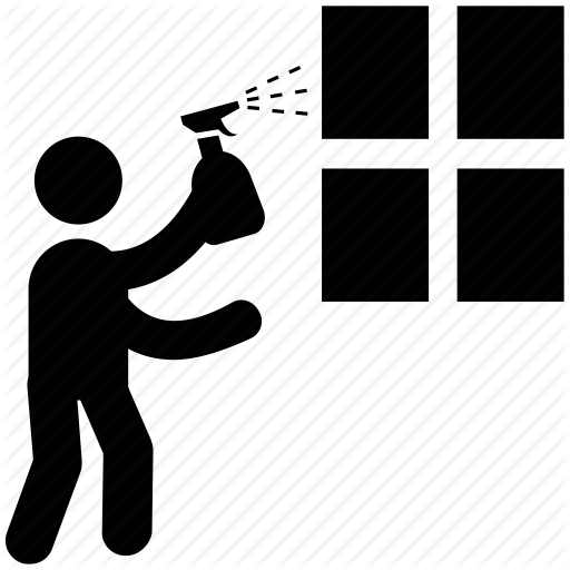 512x512 Cleaning, Window, Window Cleaning, Window Wiping Icon