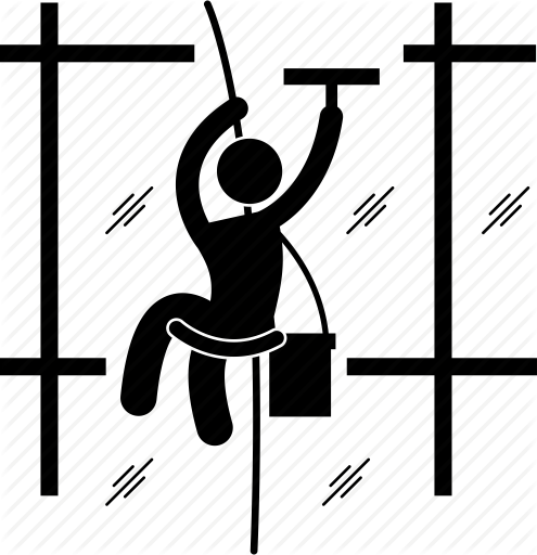 495x512 Building, Cleaning, Glass, Janitor, Maintenance, Services, Window Icon