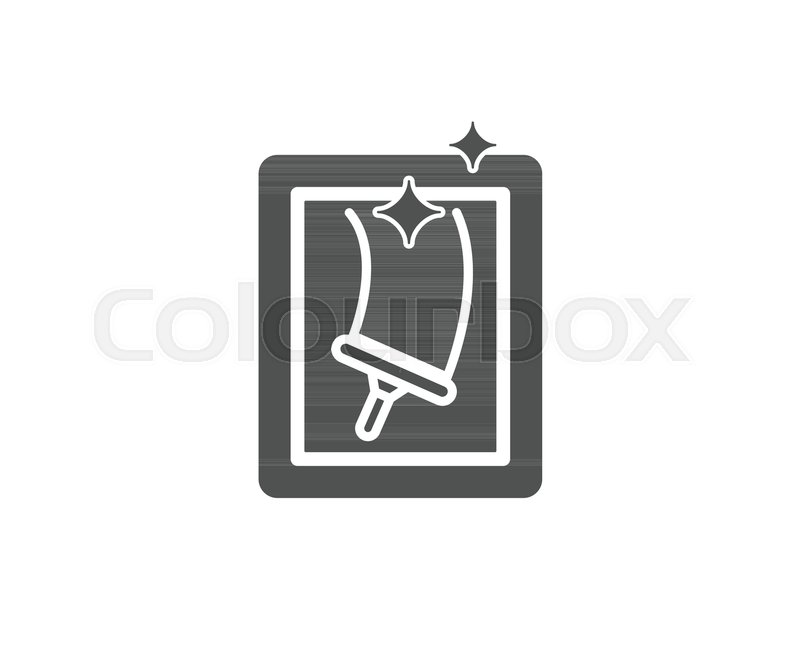 800x647 Window Cleaning Simple Icon Washing Stock Vector Colourbox