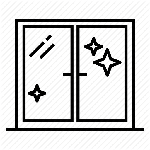 512x512 Clean Glass, Cleaner, Squeegee, Window Cleaning Icon