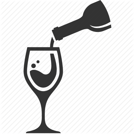 512x512 Drink, Gently, Pour, Serve, Served, Service, Wine Icon