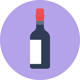 256x256 Wine Bottle Icon Flat