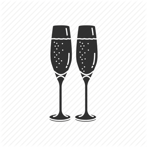 512x512 Champagne, Party, Sparkling Wine, Wine Glass Icon