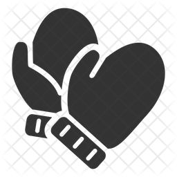 256x256 Glovessnow Gloves Icon Of Glyph Style