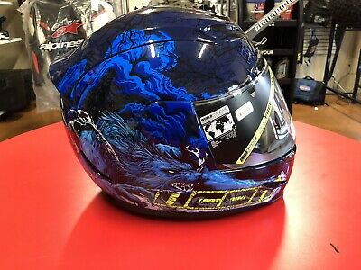 Icon Thriller Airmada Wolf Graphics X Large Motorcycle Helmet Cap 400x300 Icon Thriller Airmada Wolf Graphics X Large Motorcycle Helmet Cap