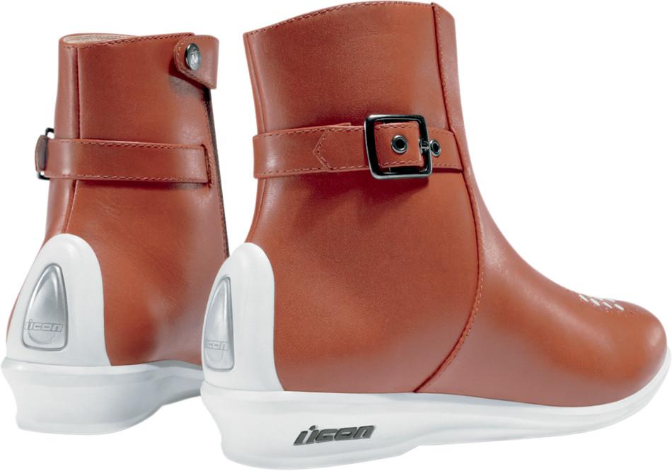 950x666 Icon Womens Sacred Short Motorcycle Boots Closeout Powersportsxpres