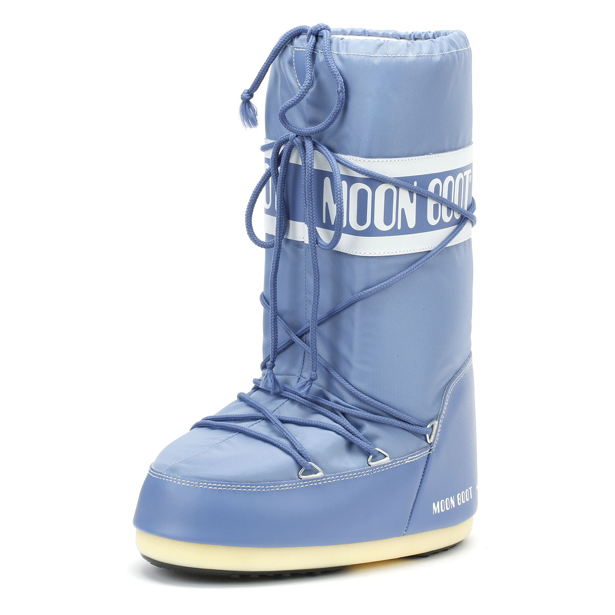 1200x1200 Moon Boot Classic Icon Womens Boots Stone Wash Nylon Warm Winter
