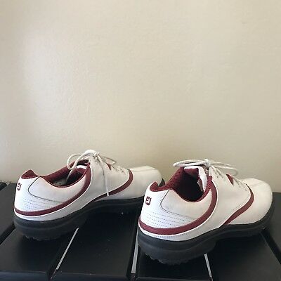 Footjoy Ecomfort Icon Womens Golf Shoes M White Dark Red 400x400 Footjoy Ecomfort Icon Womens Golf Shoes M White Dark Red