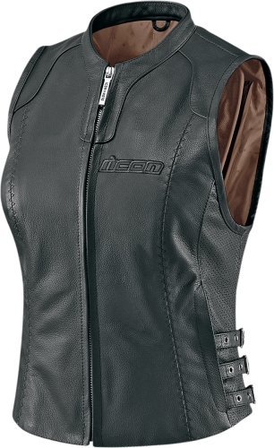 306x500 Icon Women's Leather Bombshell Vest