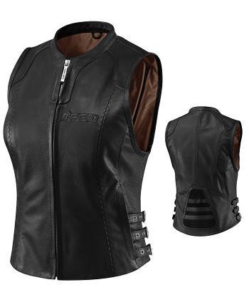 350x431 Icon Women's Leather Bombshell Vest