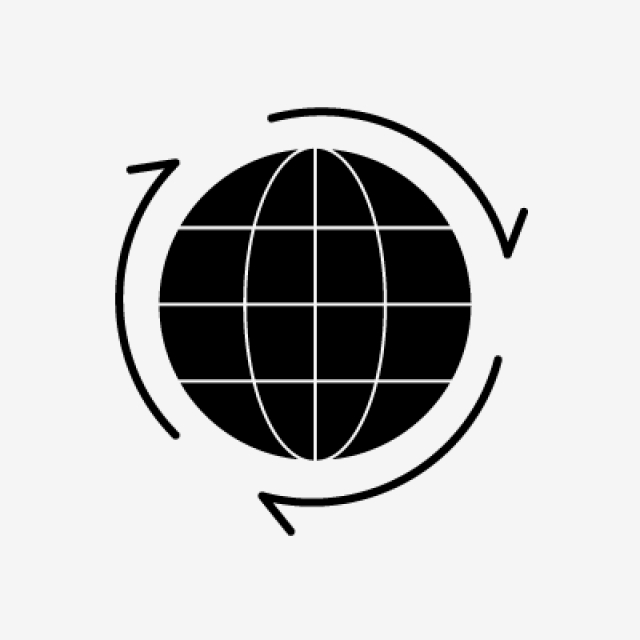 640x640 Worldwide Glyph Black Icon, Worldwide, World, Globe Png And Vector