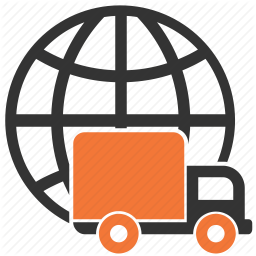 512x512 Delivery, Shipping, Truck, World, Worldwide Icon