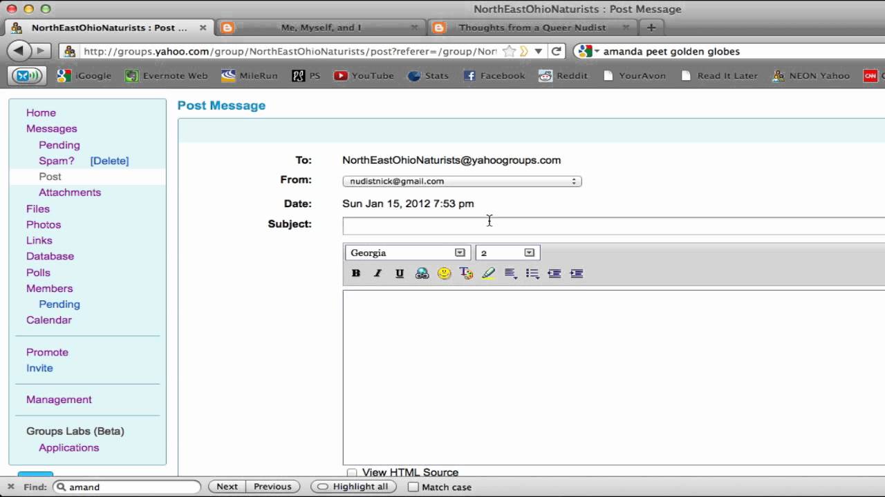 1280x720 Posting Messages In A Yahoo Group