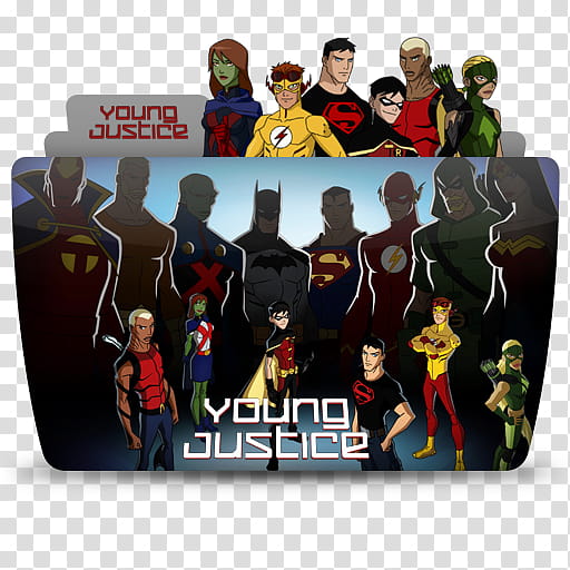 512x512 Tv Folder Icons Dc And Marvel Colorflow Set Young Justice, Young