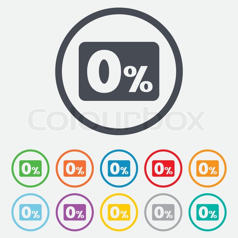 Zero Percent Sign Icon Zero Credit Stock Vector Colourbox 800x800 Zero Percent Sign Icon Zero Credit Stock Vector Colourbox